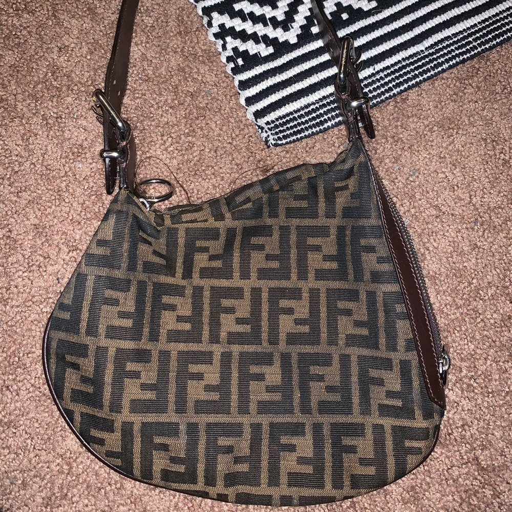 Fendi vintage zucca shoulder bag
